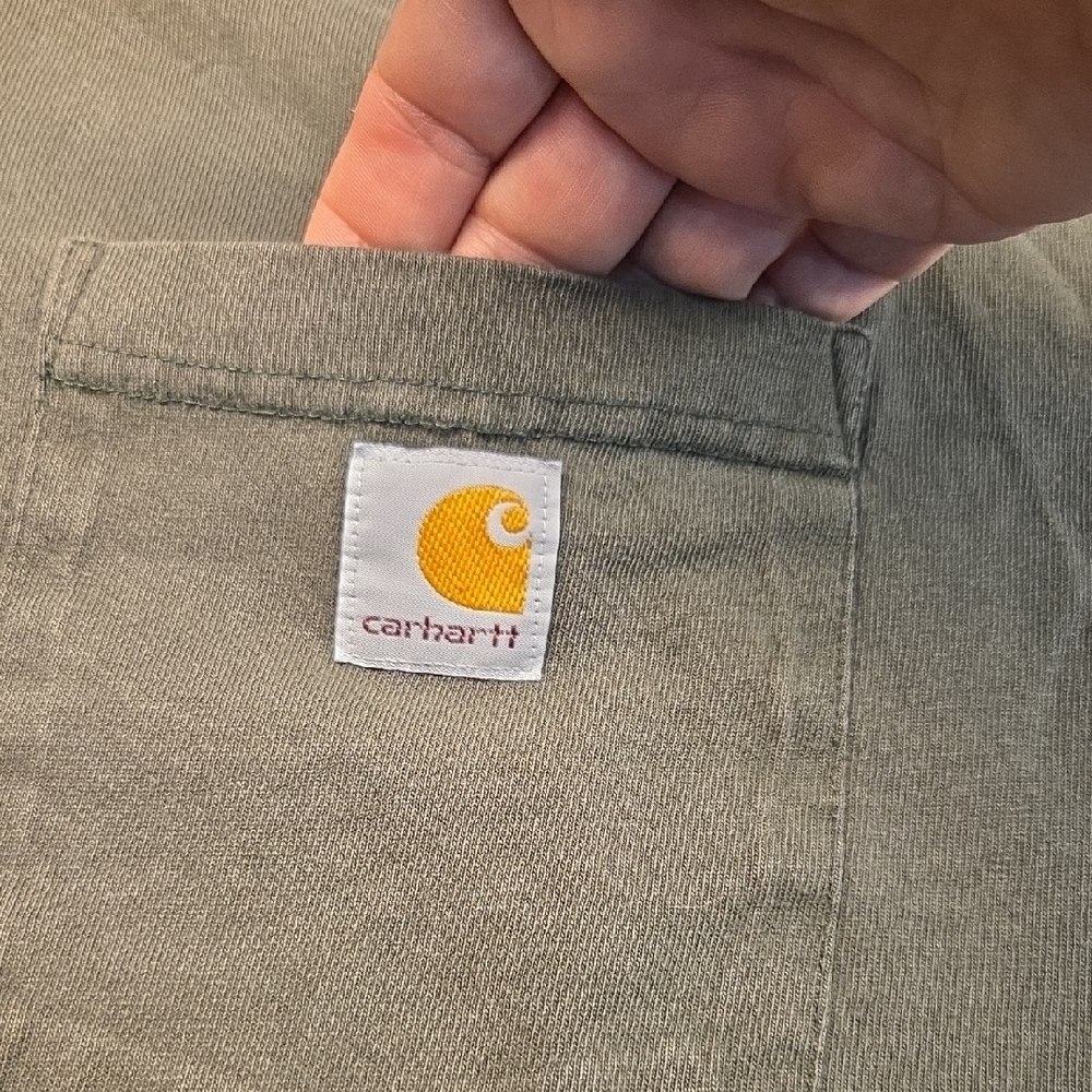 Carhartt Men's Sage Green Short Sleeve Tee